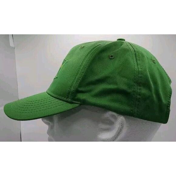 John Deere‎ Embroidered Green Yellow Adjustable Hat Moline Illinois Dealer Sales - Picture 5 of 9